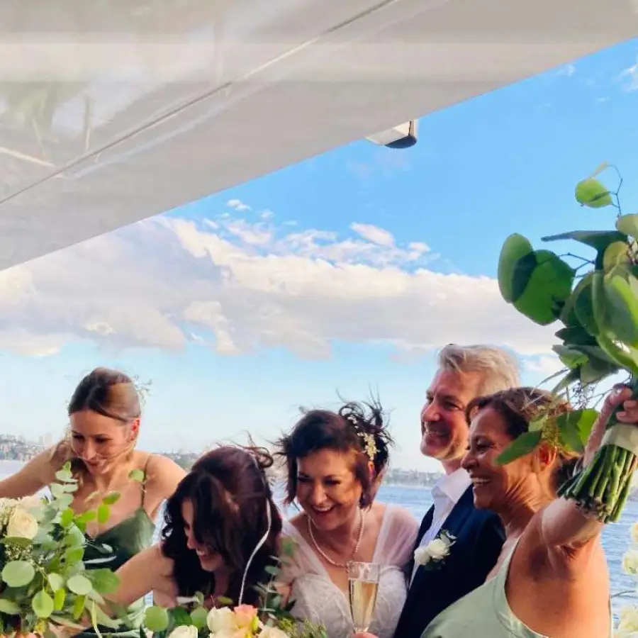 Amby & Paul's Sydney Harbour Wedding on 'Karisma !!'