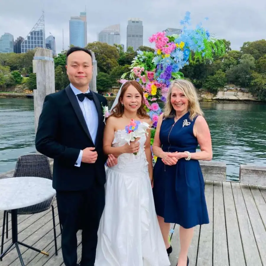 Judy & Julian's Sydney Wedding on Wooloomooloo Wharf