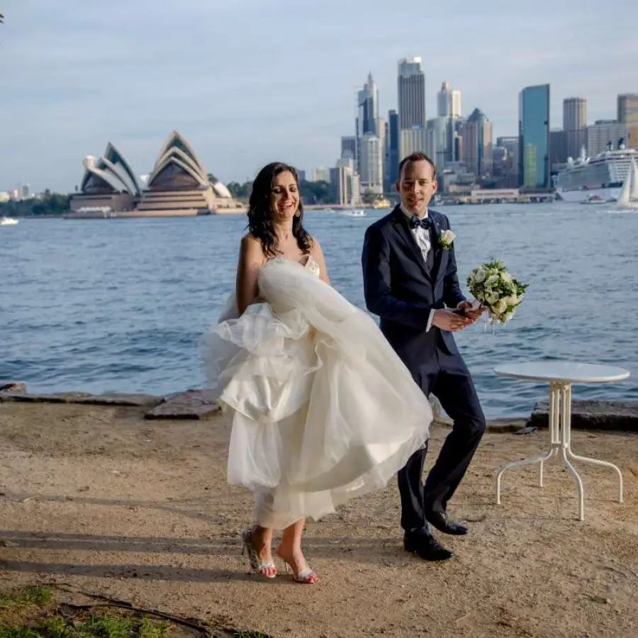 Tammy & Mark's gorgeous wedding on Sydney Harbour!