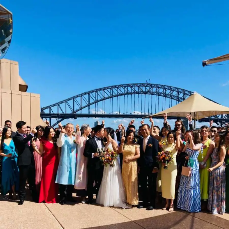Emiyu & Vanessa's Sydney Opera House Wedding on Sunday 25th February 2024