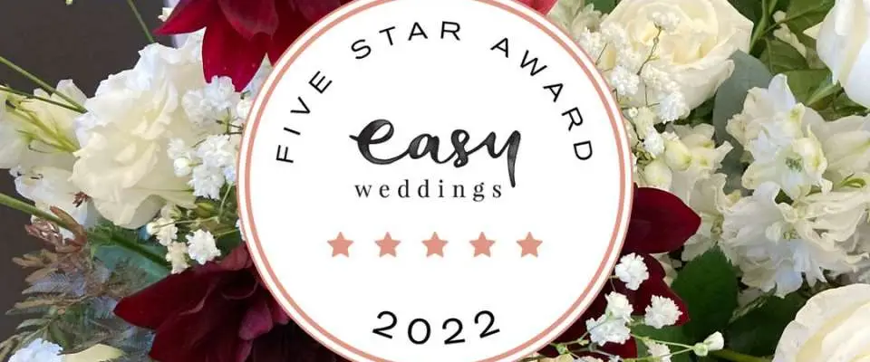 Easy Weddings - 5 star award